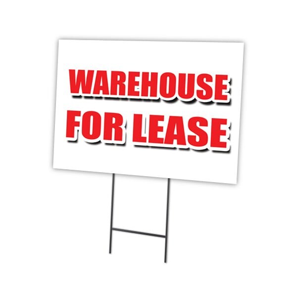 Signmission Warehouse For Lease Yard & Stake outdoor plastic coroplast window, C-1824-DS-Warehouse For Lease C-1824-DS-Warehouse For Lease - main